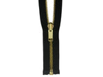 #5 Brass Reversible Separating Jacket Zipper