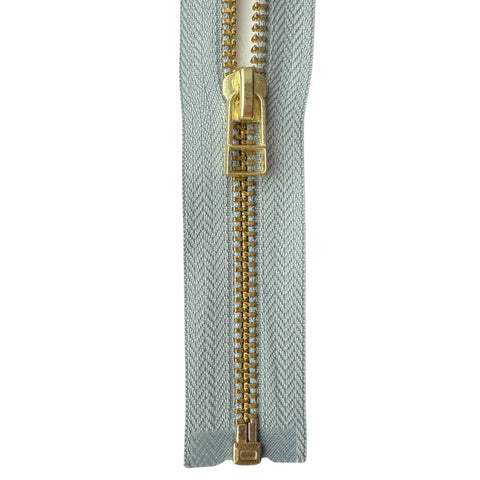 #5 Brass Separating (Jacket) Zipper with Wire Pull