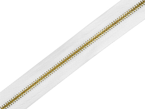 #5 Brass Continuous Zipper Chain